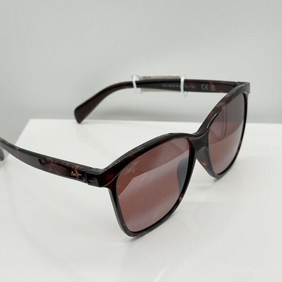 Maui Jim Liquid Sunshine MJ 601 04 Tortoise Frame Maui Rose Polarized Lenses - Picture 8 of 8